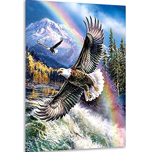 Instarry 5D Diamond Painting Set Groß fliegender Adler Decoration 90x60 cm von Instarry