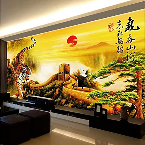 Instarry 5D Diamond Painting Zubehör Full Groß Chinesische Mauer Decoration 100x40 cm von Instarry