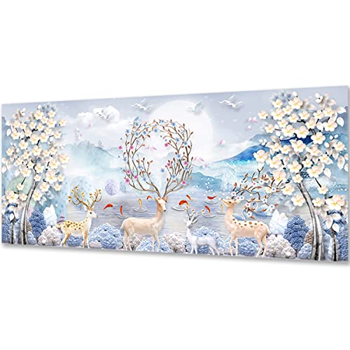 Instarry 5D Diamond Painting Zubehör Full Groß Elch Aesthetic Room Decor 150x60 cm von Instarry