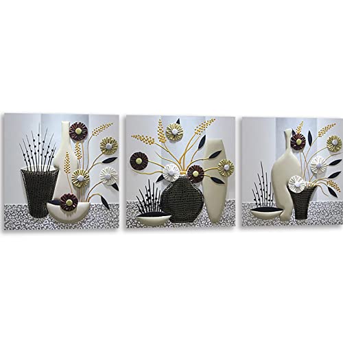 Instarry 5D Diamond Painting Zubehör Groß Triptychon-Vase Room Decor 180x60 cm von Instarry