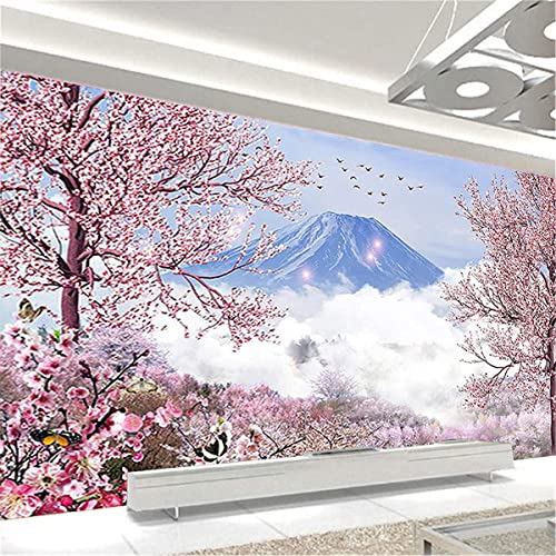 Instarry DIY 5D Diamond Painting Zubehör Full Groß Sakura-Baum und Schneeberg Dekoration Wohnung Modern 150x60 cm von Instarry