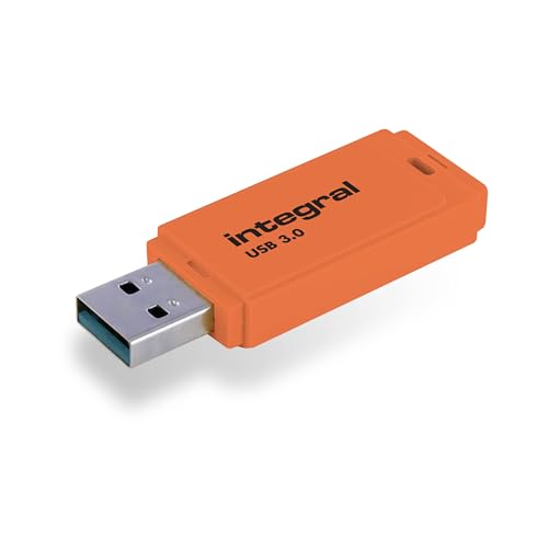 Integral 64GB Neon Orange USB 3.2 Gen 1 Flash-Laufwerk von Integral