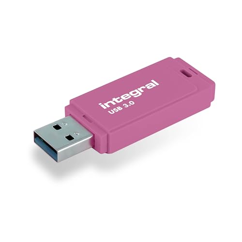 Integral 64GB Neon Pink USB 3.2 Gen 1 Flash-Laufwerk von Integral