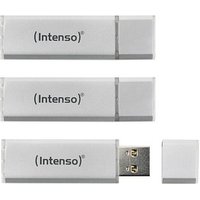 3 Intenso USB-Sticks Alu Line silber 16 GB von Intenso