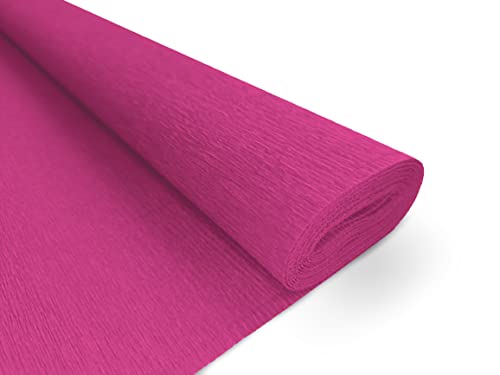 Interdruk BIKW111 Krepppapier Premium Ciemny Róż 200 x 50 cm, 111 Dunkelrosa, Large von Interdruk