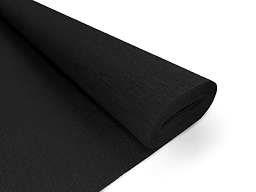 Interdruk BIKW120 Krepppapier Premium Qualität 160 g/m² 120 schwarz von Interdruk