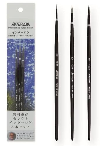 Interlon Pinsel-Set, PBT, Schwarz, Made in Japan von Interlon