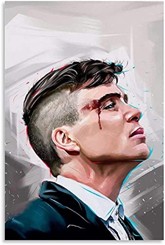 DIY 5d Diamant Malerei Kits FüR Erwachsene Und Kinder Film Tommy Shelby Peaky Blinders Kreuzstich Art Kristall Strass Stickerei Painting 19.7"x27.6"(50x70cm) Kein Rahmen von Iooie