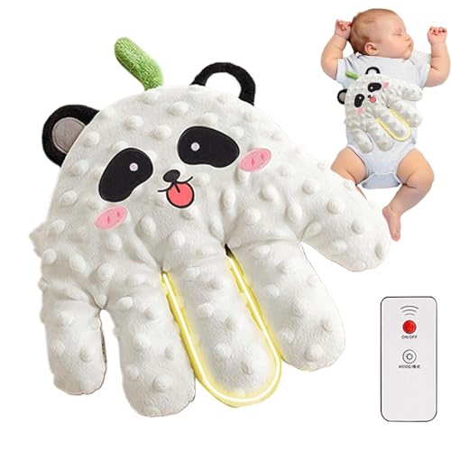 Automatic Toddler Soothing Palm, Adjustable 3-Speed Hand Pillow with Built-in Red Bean, Child Sleep Aid Toy, Mimics Mother's Hand Patting, Toddler Comforting Sleeping Aid von Iouyjiu