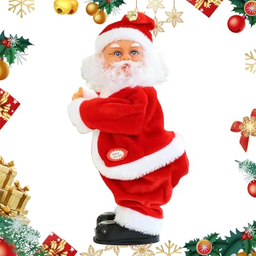 Iouyjiu Interactive Twerking Santa | Booty Shaking Singing & Dancing Santa Claus Toy | Electric Santa Doll for Kids, Women, and Holiday Fun | Hilarious Christmas Toy and Decoration von Iouyjiu