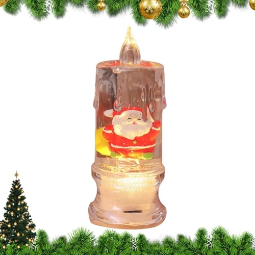 Iouyjiu Winter LED Pillar Candles, LED Pillar Candles For Holidays, LED Candle Set For Christmas, LED Pillar Candles, Holiday Home LED Candles, LED Lighted Pillar Candles, Christmas LED Candles Set von Iouyjiu