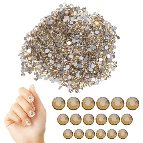 Ipetboom 1 Packung DIY Maniküre Diamanten Farbe 4320 Stück Builder Gel Für Nägel Strass Nägel Strass Nagel Charms Strass Nagel Charms Für Nägel Glas von Ipetboom