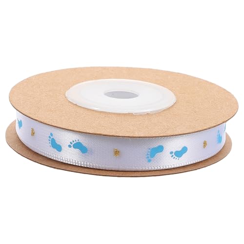 Ipetboom 1 Roll Gold Stempelband Geburtstagsband Alles Zum Geburtstag Ribbon Bastelband Geschenkband Zum Geburtstag Feierbänder Babypartybänder Für Gäste Polyester Sky-blue von Ipetboom