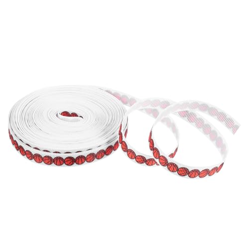 Ipetboom 1 Rolle Kugelfadenband seidenband ribbon geschenkverpackungen dekobänder Girlande Baseballband Gold geschenkband bastelset Band für die Party Verpackungsband präsentieren Polyester von Ipetboom