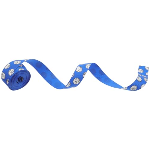 Ipetboom 1 Rolle Volleyballband Pastellband Alles Zum Geburtstagsband Bänder Weißes Band Regenbogen-curling-band Schillerndes Band Party Band Zum Verpacken Auto Blue Polyester von Ipetboom