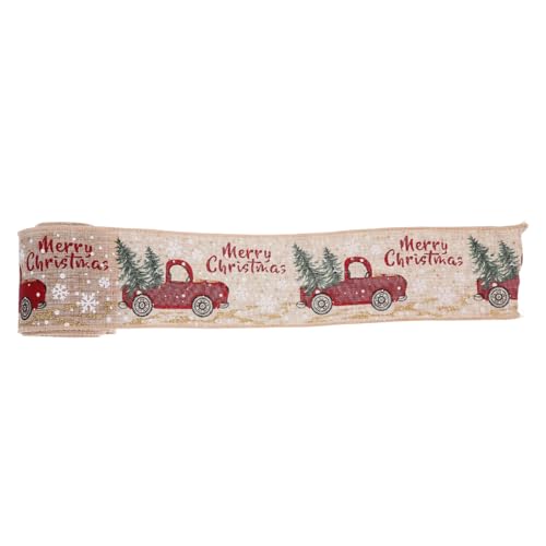 Ipetboom 1 Rolle Weihnachtsgeschenkband Bänder Zum Basteln Geschenkband Zum Umwickeln Weihnachtsgirlande Weihnachtsband Für Handwerk Weihnachtsbastelband Dekorationen Polyester Khaki von Ipetboom