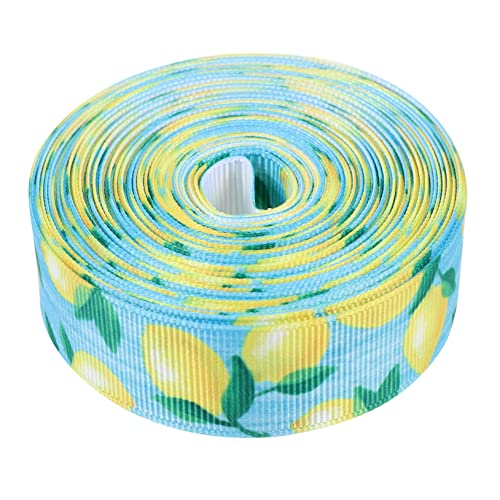 Ipetboom 1 Rolle Zitronenband Bausatz Regenbogen Herzband Strassband Band umwickeln Wickelband Gold seidenband ribbon hochzeitsdeko Fruchtband Geschenkbänder ein Verpackungsband Polyester von Ipetboom