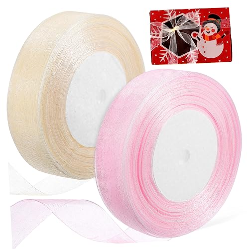 Ipetboom 1 Satz Bastelbänder Zum Einpacken Stifte Band Zur Kuchendekoration Band Zum Verpacken Satinband Band Sackleinen Schwarze Bänder Bögen Rauschsperre Bandumwicklung Polyester 2 Rollen von Ipetboom