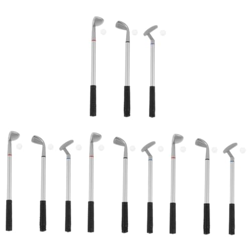 Ipetboom 12 Sätze Golfstift Golfmarkierungsstift Golfkartenspiel Zubehör Kugelschreiber Golfen Spiele Vatertagsgolf Golf-marker-hut-clip Bausatz Gadgets Zappeln Lustiges Golf Plastik Abs von Ipetboom