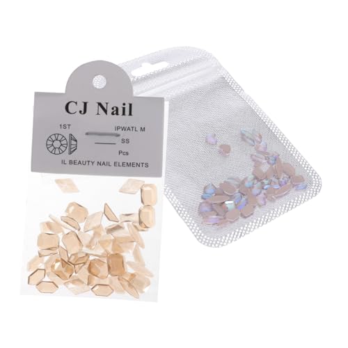 Ipetboom 2 Nagelbohrer nägel deko maniküre-sets Schmuck für Nägel manikürsets Nail-Art-Set Glücklich Hotfix Strasssteine Perlen maniküre DIY schicke DIY-Maniküre-Dekore Plastik pp von Ipetboom