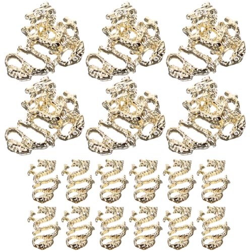 Ipetboom 20 Stück 3D Nagel Charms Nail Art Charms Für Gel Nägel Nagel Gel Nagel Strasssteine UV Nagellack Nagel Zubehör Gel Nagellack Aufkleber Nägel Drücken Nägel Aufdrücken von Ipetboom