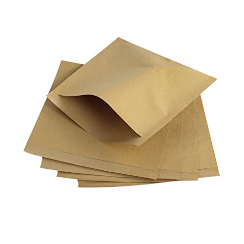 Ipetboom 200st Braune Kraftpapiertüten Kleine Braune Papiertüten Cookie-ärmel Gebäckbeutel Braune Tasche Bäckereitasche Aus Kraftpapier Geschenktüten Zum Geburtstag Kekstüten Brown von Ipetboom