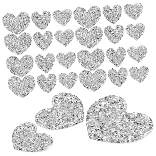 Ipetboom 30 Stück süße Patches Material Herzen Patch Stoff Nähen Kleidungsflicken Strass-Patches Strass-Aufnäher zum Aufbügeln Strasssteine aufbügeln Harz-Strasssteine Ipetboom 30 Stück süße Patches Material Herzen Patch Stoff Nähen Kleidungsflicken Strass-Patches Strass-Aufnäher zum Aufbügeln Strasssteine aufbügeln Harz-Strasssteine von Ipetboom