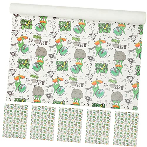 Ipetboom 6 Blätter Geschenkpapier Blumenverpackungspapier Die Paket Papier Partyzubehör Hochzeitspapier Geburtstag Packpapier Geschenkverpackungszubehör Beschichtetes Papier von Ipetboom