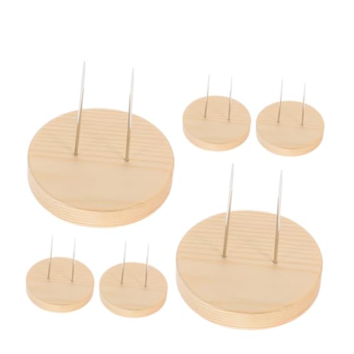 Ipetboom 6 Stück Teiliges Holzpuppenständer Dicke Stabiles Puppenzubehör für Vielseitige Displayzwecke Handgefertigter Holzsockel mit Nadelfilz für Puppensammlung und Bastelmodelle Ipetboom 6 Stück Teiliges Holzpuppenständer Dicke Stabiles Puppenzubehör für Vielseitige Displayzwecke Handgefertigter Holzsockel mit Nadelfilz für Puppensammlung und Bastelmodelle von Ipetboom
