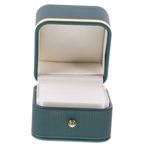 Ipetboom Box Goldrand Schmuckschatulle Verlobung Schmucketui Ring DIY Hochzeit Quadrat Halskette Etui Dunkel Ipetboom Box Goldrand Schmuckschatulle Verlobung Schmucketui Ring DIY Hochzeit Quadrat Halskette Etui Dunkel von Ipetboom
