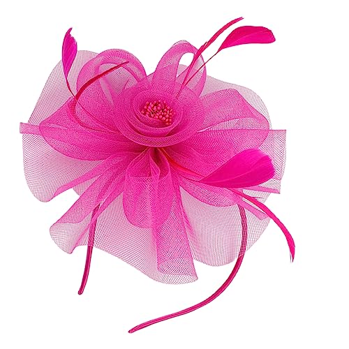 Ipetboom Fascinator-hüte Für Frauen Rave Teehüte Für Frauen Kopfbedeckungen Für Teepartys Bucket Hats Für Damen Kleid Mit Fransen Partydekorationen Fedora-hut Frauen Tea-party-hüte Plastik von Ipetboom