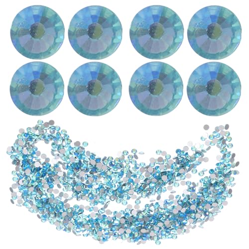 Ipetboom Uvresinme Glitzernde Flachrückige Strasssteine Für Diy Nail Art Runde Glaskristalle Dunkelblau Ab Ss20 Perfekte Nagelaccessoires Für Kreative Bastelprojekte von Ipetboom