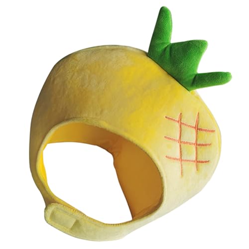 Ipetboom Plüsch Ananas Kopfbedeckung Partyhut Lustige Cosplay Fruchtmütze Foto Requisite für Halloween Kostüm Karneval Bühnenauftritt Ipetboom Plüsch Ananas Kopfbedeckung Partyhut Lustige Cosplay Fruchtmütze Foto Requisite für Halloween Kostüm Karneval Bühnenauftritt von Ipetboom