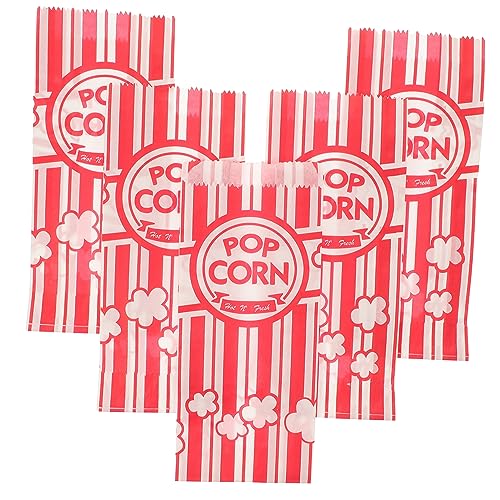 Ipetboom Popcorn Papiertüten Für Snacks Ölfreie Popcorn Verpackungstaschen Ideal Für Filmabende Partys Und Veranstaltungen Kraftpapier Popcorntüten von Ipetboom