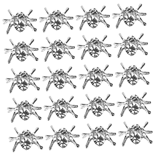 Ipetboom Spider Nagel Charms Metallische Nail Art Dekoration Goth Nail Jewels Für DIY Maniküre Und Kreative Nagelgestaltung Ideal Für Feiertags Und Partynägel von Ipetboom