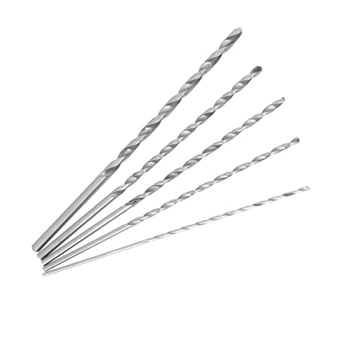 Irfora Spiralbohrer, Hochgeschwindigkeits-Stahl-Drehbohrbohrer-Werkzeug 2-5 Mm für Holz, Plastik, Aluminium, 5 Teile, Extra Lange Schneide, Einfaches Bohren, Ideal für die Meisten Irfora Spiralbohrer, Hochgeschwindigkeits-Stahl-Drehbohrbohrer-Werkzeug 2-5 Mm für Holz, Plastik, Aluminium, 5 Teile, Extra Lange Schneide, Einfaches Bohren, Ideal für die Meisten von Irfora