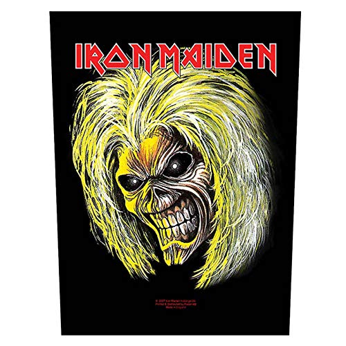 Iron Maiden Rückenaufnäher Killers Eddie Head band logo offiziell Nue 36 cm x 29 One Size von Iron Maiden