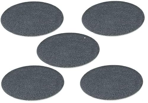 5 x 40er Körnung Palm Sander Exzenterpads, 5 x Klett-Schleifscheiben, 225 mm Netz von Iron Muscle