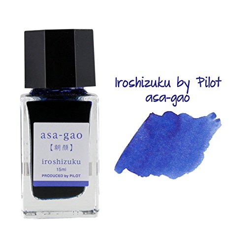 Pilot Iroshizuku Miniflasche mit Füllfederhalter-Tinte, 15 ml. Asa-Gao von Iroshizuku