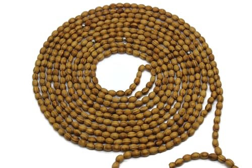 500 Perlen aus Olivenholz, Gerstenschnitt, Tasbih, Tasbeeh, Misbaha, islamisches Geschenk, Tasbih, Gebetsperlen, Tesbih, 6 x 8 mm, für kleine Dhikr-Perlen von Islamic Bazaar