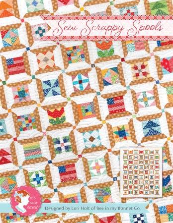 Nähen Sie Scrappy Spulen Quilt Muster von It's Sew Emma