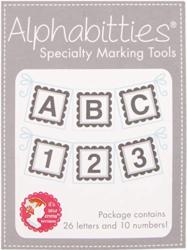 it's sew emma ISE-725 Graue Alphabitties Spezialmarkierungswerkzeuge Markierungswerkzeug, Verschiedene, 1 Count (Pack of 1) von It's Sew Emma