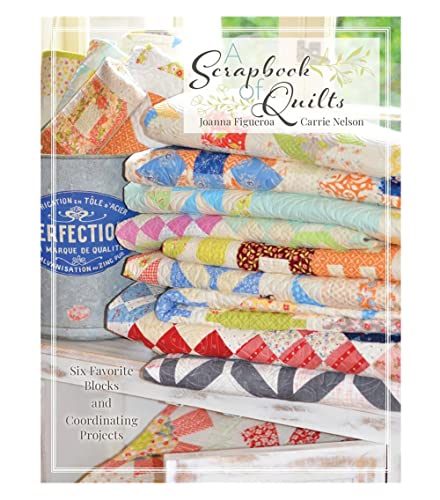 it's sew emma ISE945 A Scrapbook of Quilts Book Buch, Weiß mit mehrfarbigen Mustern von It's Sew Emma