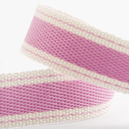 Baumwoll-Twill-Band, 15 mm x 10 m, Candy Pink von Italian Options