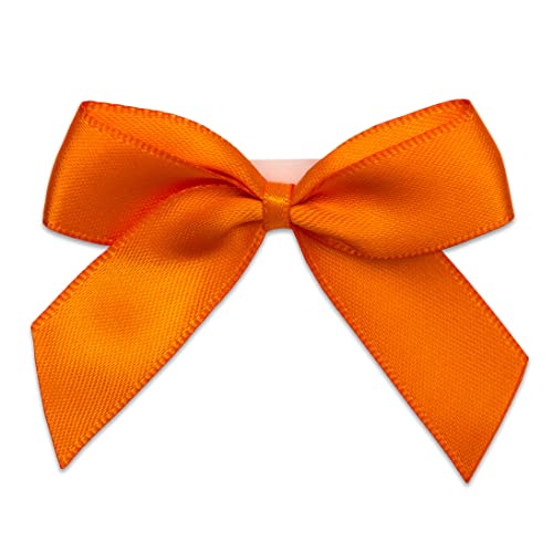 5 cm Satinschleife (Selbstklebend) 12 Stück - Orange von Italian Options