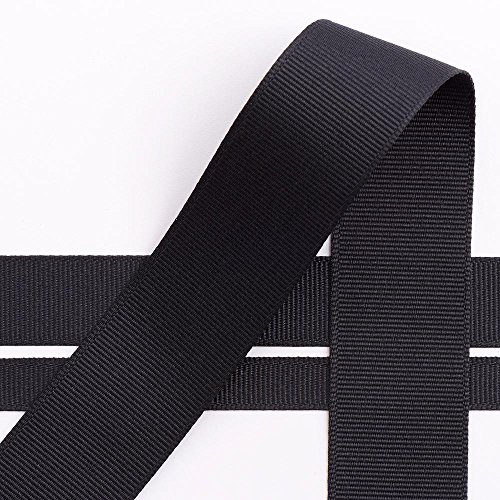 Italian Options Ripsband, 25 mm x 10 m Rolle, Schwarz von Italian Options