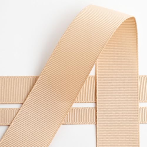 Italian Options Ripsband, 38 mm x 10 m Rolle, champagnerfarben von Italian Options