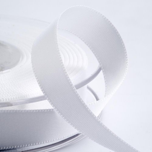 Italian Options Satinband, 16 mm breit x 25 m Rolle, Weiß von Italian Options