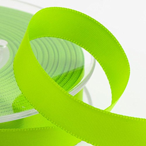 Italian Options Satinband, 25 mm breit x 25 m Rolle, Limettengrün von Italian Options