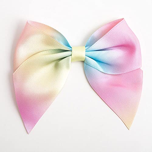 Italian Options Schleifenband, Stoff, Pastell-Regenbogen, 10 cm, 6 von Italian Options